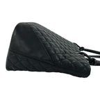 Chanel With Card Cambon Line CC Logo Leather Tote Black — view 6