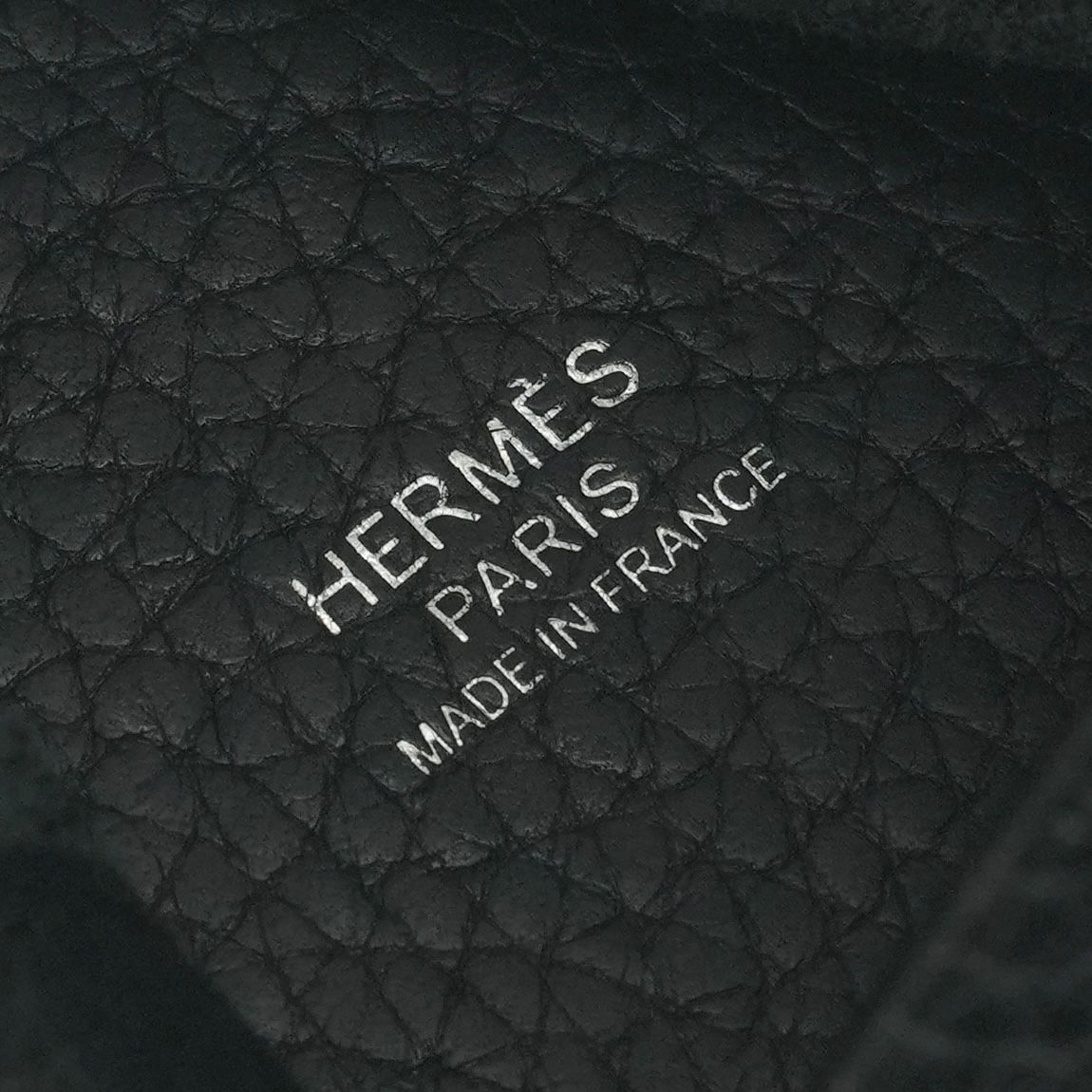 Hermes Picotin Lock PM 18 Tote Taurillon Clemence Noir Black Silver — view 7