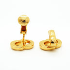 Dior Earrings CD Logo Gold Plated — view 3