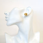 Dior Earrings CD Logo Gold Plated — view 5