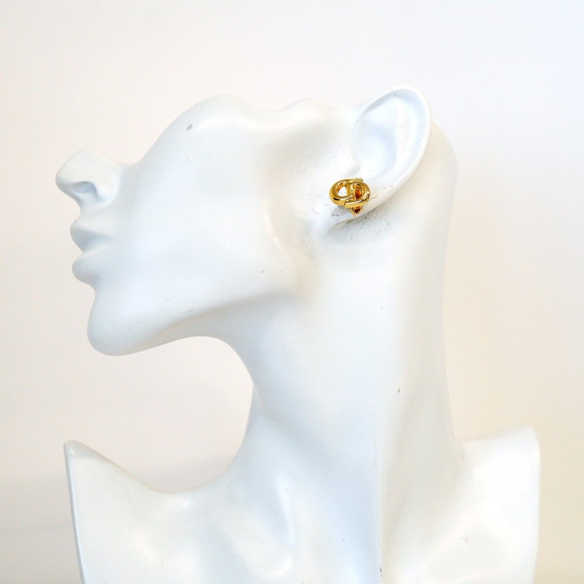 Dior Earrings CD Logo Gold Plated — view 5