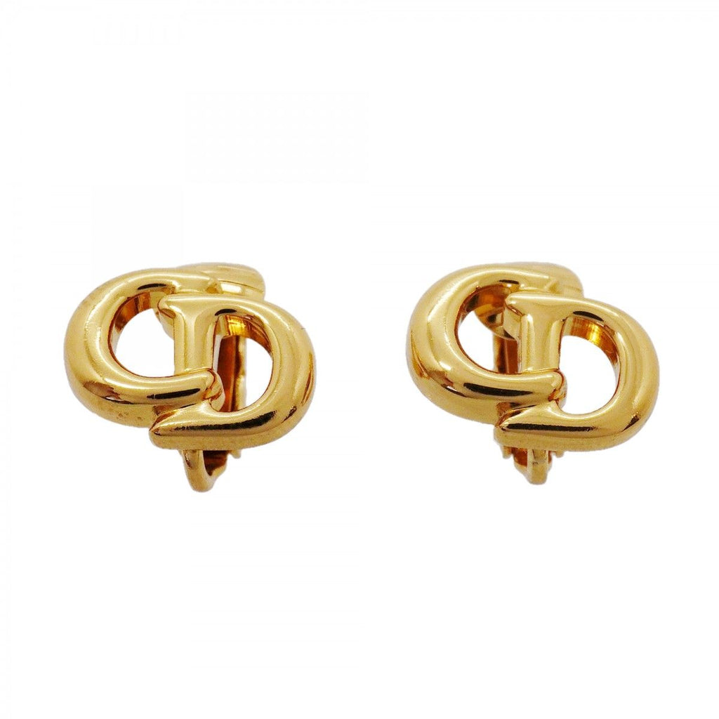 Dior Earrings CD Logo Gold Plated