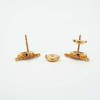 Hermes Earrings Finesse 18k Pink Gold Diamond — view 3