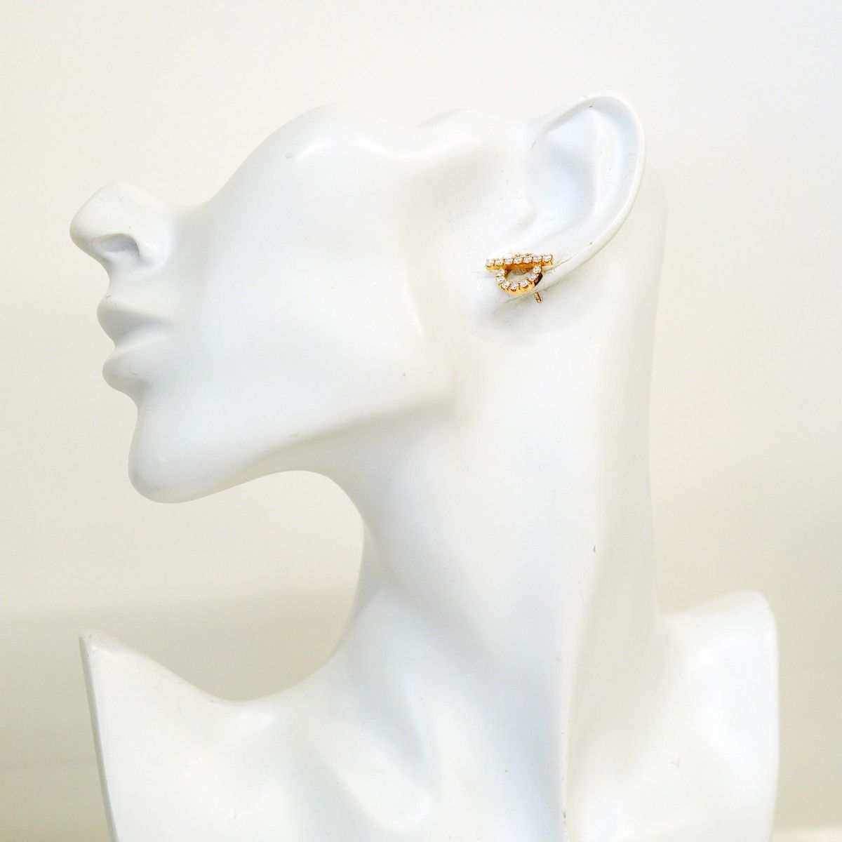 Hermes Earrings Finesse 18k Pink Gold Diamond — view 8