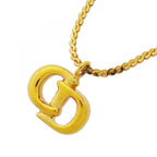 Dior Necklace CD Logo Gold Plated