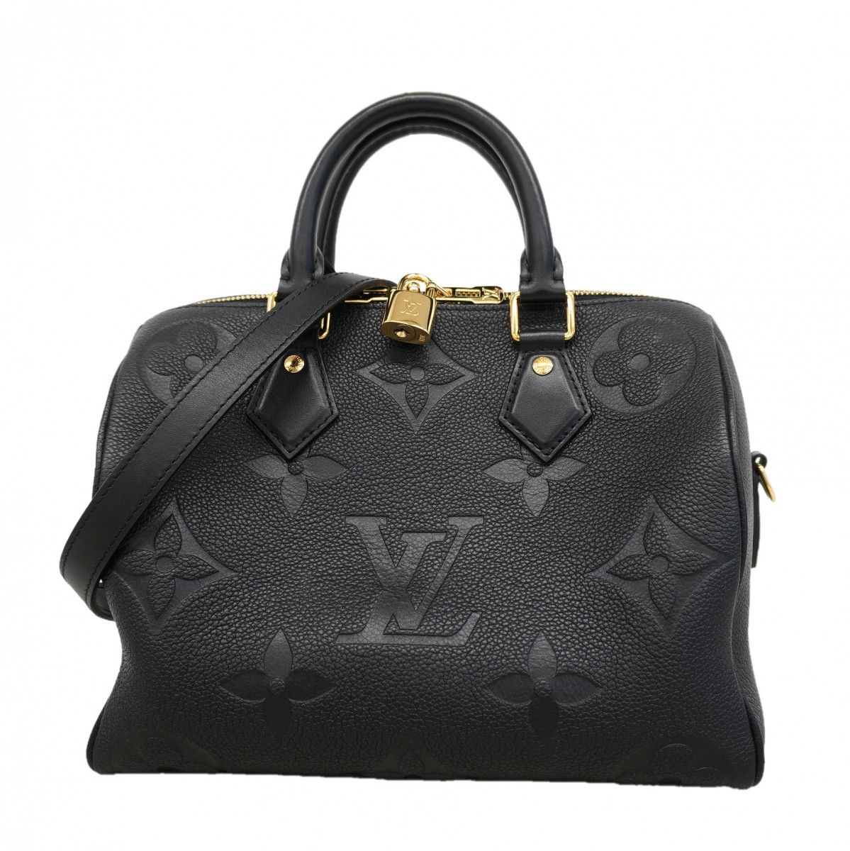 Louis Vuitton Handbag Monogram Empreinte Speedy Bandouliere 25 Noir 2-Way