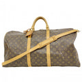 Louis Vuitton Boston Bag Monogram Keepall Bandouliere 60 Brown