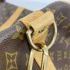 Louis Vuitton Boston Bag Monogram Keepall Bandouliere 60 Brown — view 7