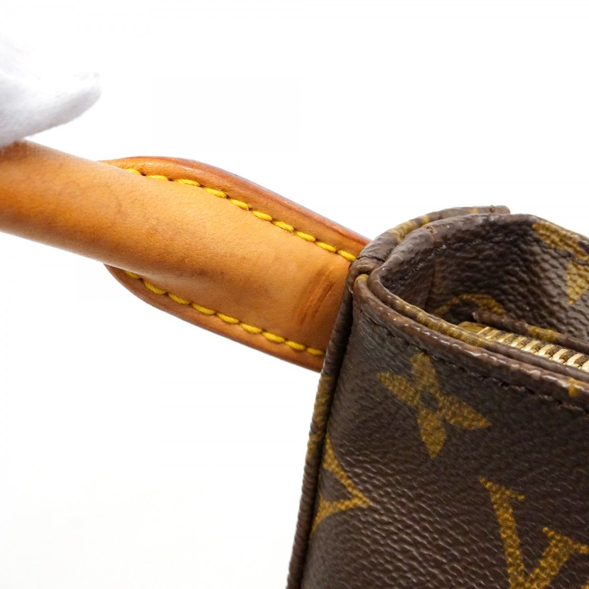 Louis Vuitton Shoulder Bag Monogram Looping MM Brown — view 7