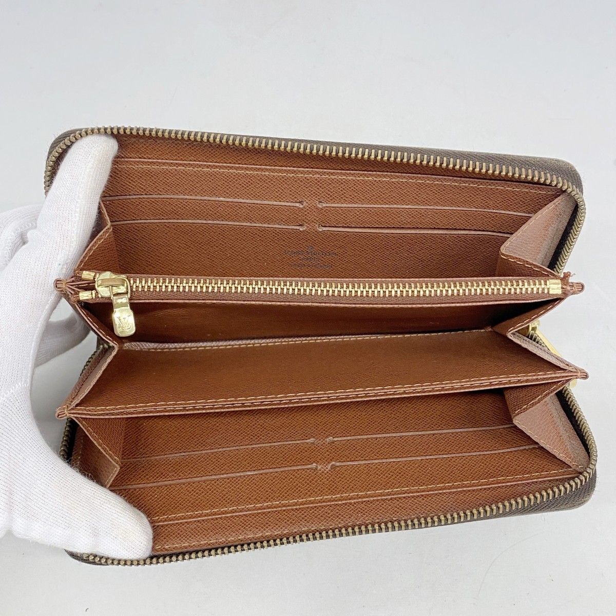 Louis Vuitton Wallet Monogram Zippy Brown — view 3