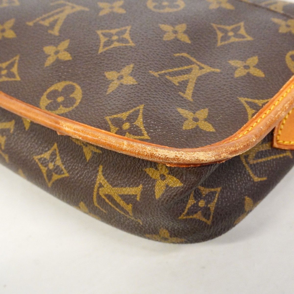 Louis Vuitton Shoulder Bag Monogram Gibessiere PM Brown — view 7