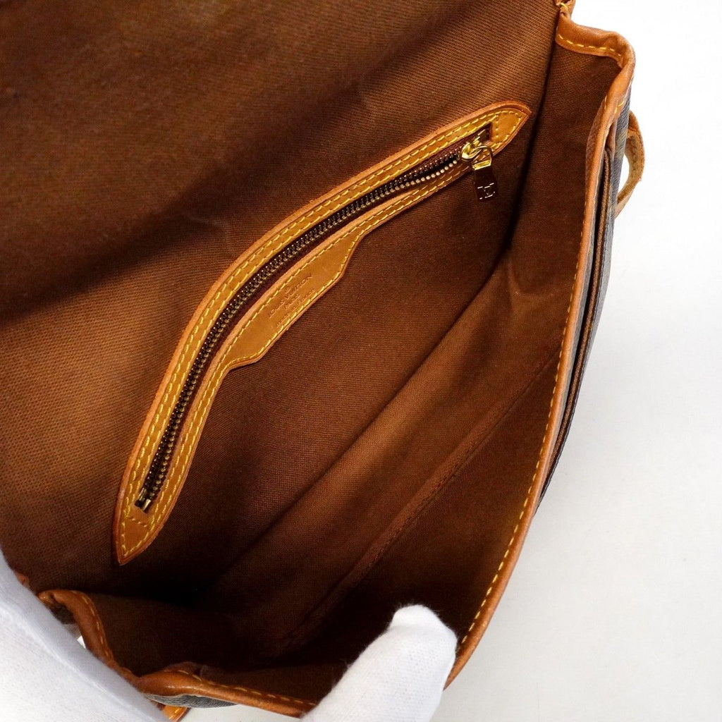 Louis Vuitton Shoulder Bag Monogram Gibessiere PM Brown — view 4