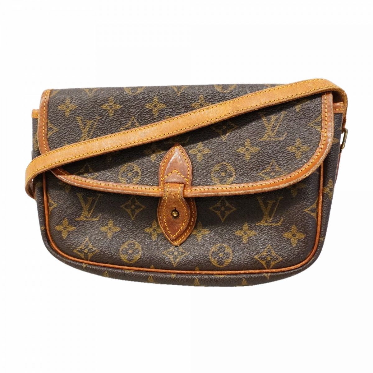 Louis Vuitton Shoulder Bag Monogram Gibessiere PM Brown