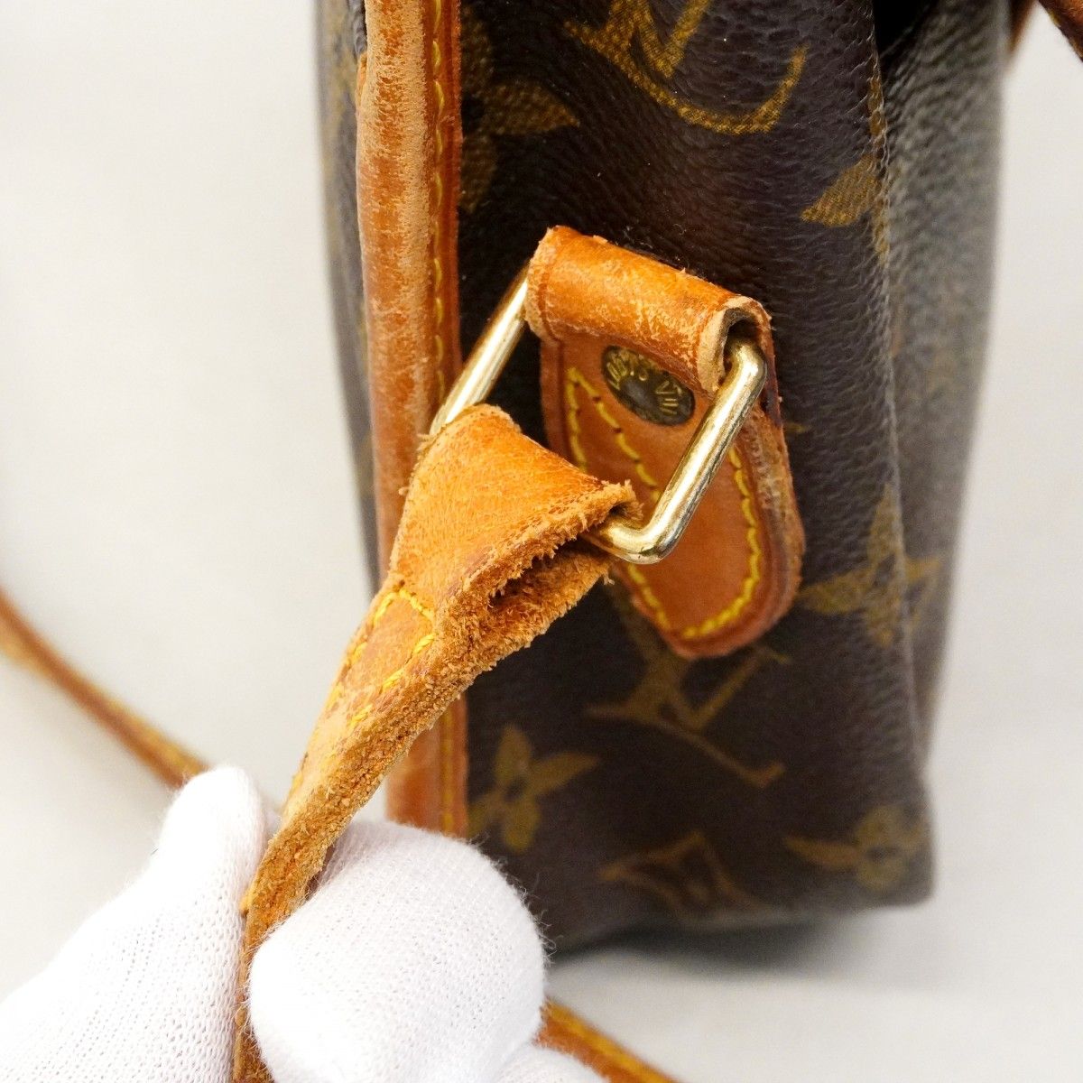 Louis Vuitton Shoulder Bag Monogram Gibessiere PM Brown — view 9
