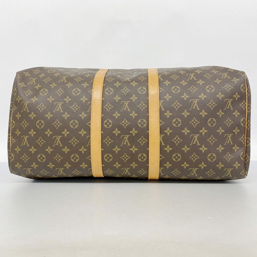 Louis Vuitton Boston Bag Monogram Keepall 55 Brown — view 3