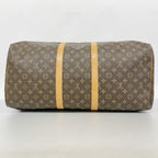 Louis Vuitton Boston Bag Monogram Keepall 55 Brown — view 3