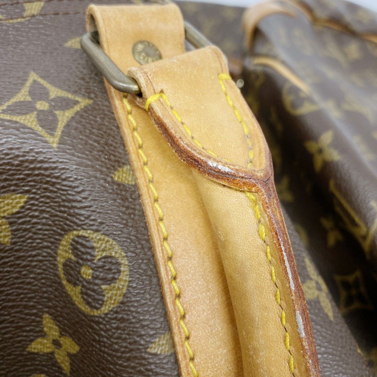 Louis Vuitton Boston Bag Monogram Keepall 55 Brown — view 9