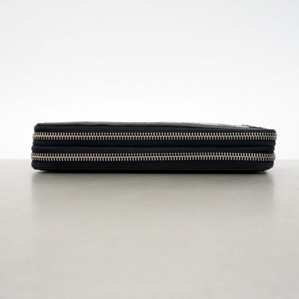 Gucci Wallet Guccissima Leather Navy Silver — view 3