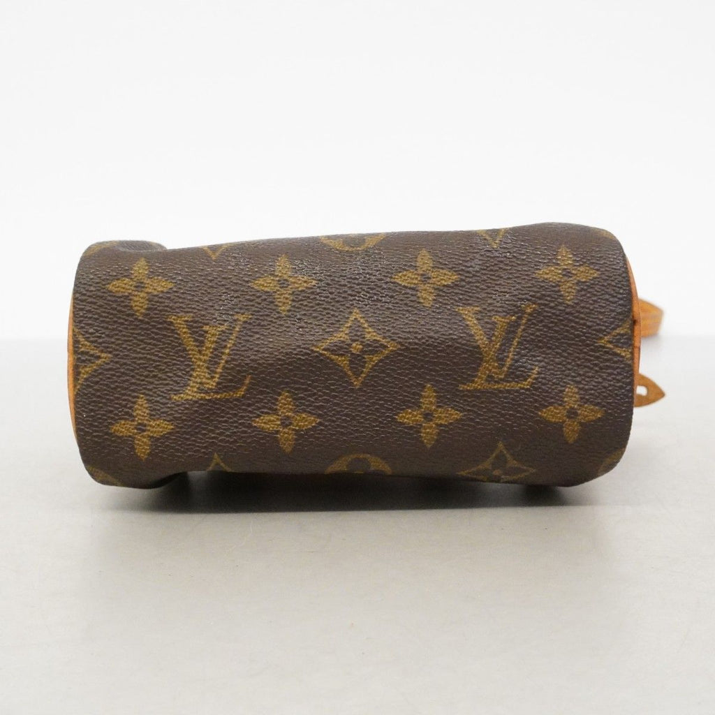 Louis Vuitton Handbag Monogram Mini Speedy Brown 2-Way — view 3