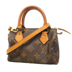 Louis Vuitton Handbag Monogram Mini Speedy Brown 2-Way
