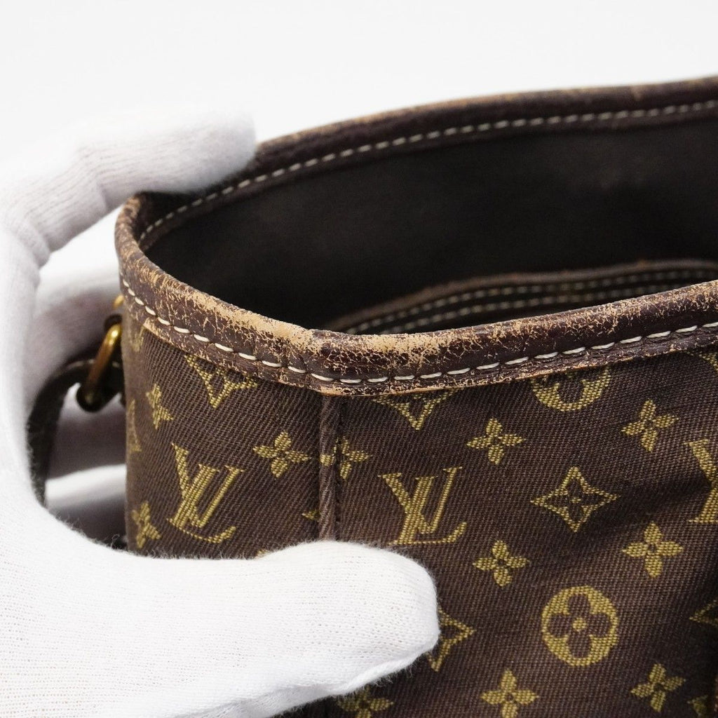 Louis Vuitton Tote Monogram Mini Lin Bucket PM Ebene — view 7