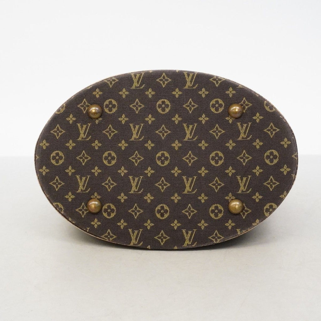Louis Vuitton Tote Monogram Mini Lin Bucket PM Ebene — view 3