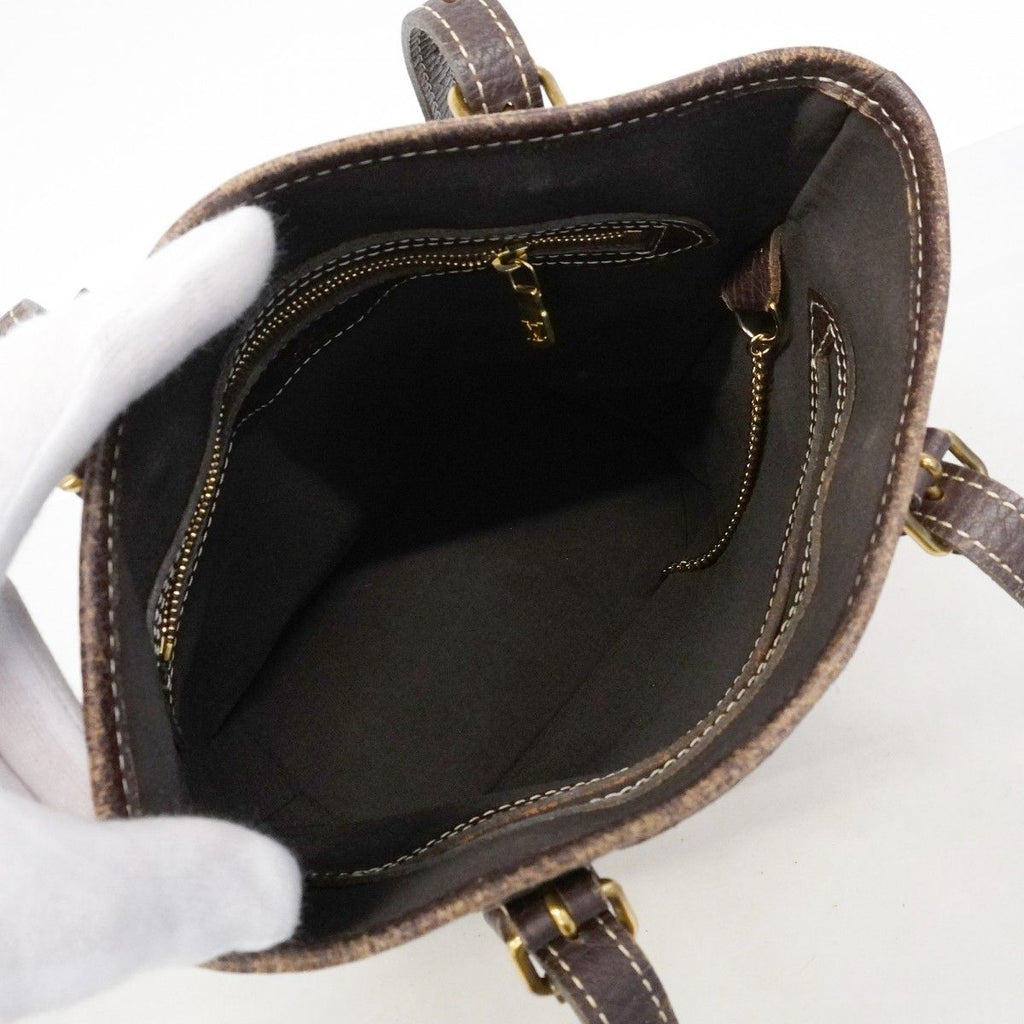 Louis Vuitton Tote Monogram Mini Lin Bucket PM Ebene — view 4