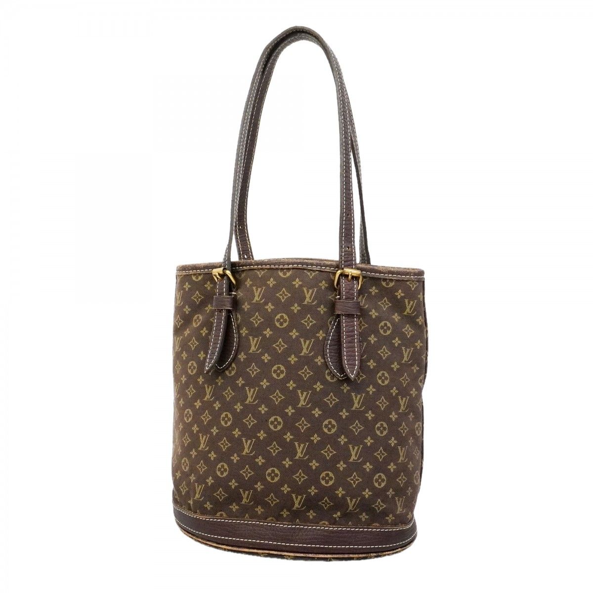 Louis Vuitton Tote Monogram Mini Lin Bucket PM Ebene