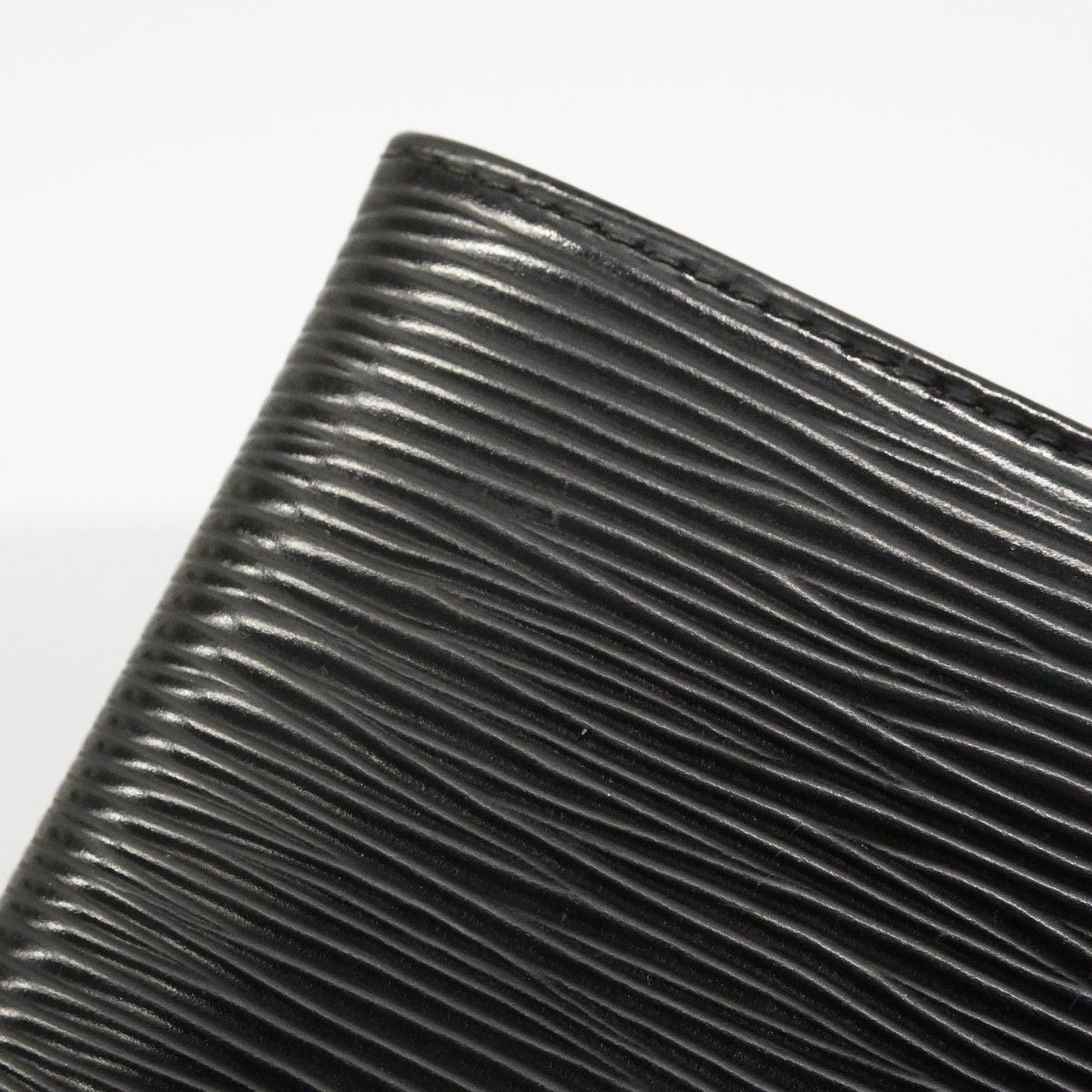 Louis Vuitton Wallet Epi Portobier 6 Cult Cles Noir — view 8