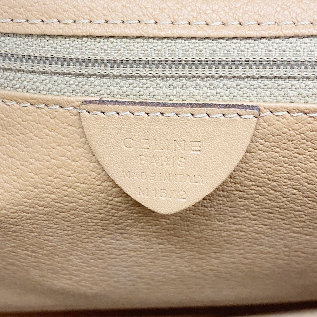 Celine Handbag Macadam Brown Gold — view 5