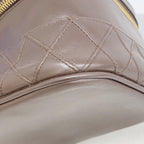Chanel Pouch Bicolor Leather Brown Gold — view 6