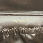 Chanel Pouch Bicolor Leather Brown Gold — view 5