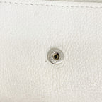 Louis Vuitton Trifold Wallet Taurillon Portefeuille Lock Mini White — view 8
