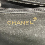 Chanel Tote Quilted Lambskin Black Gold — view 5