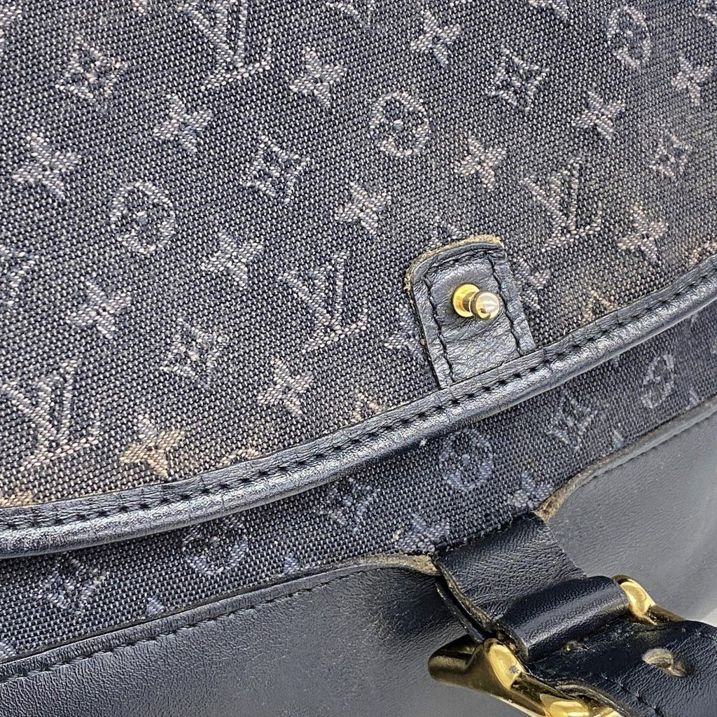 Louis Vuitton Shoulder Bag Monogram Mini Belanger Blue — view 8