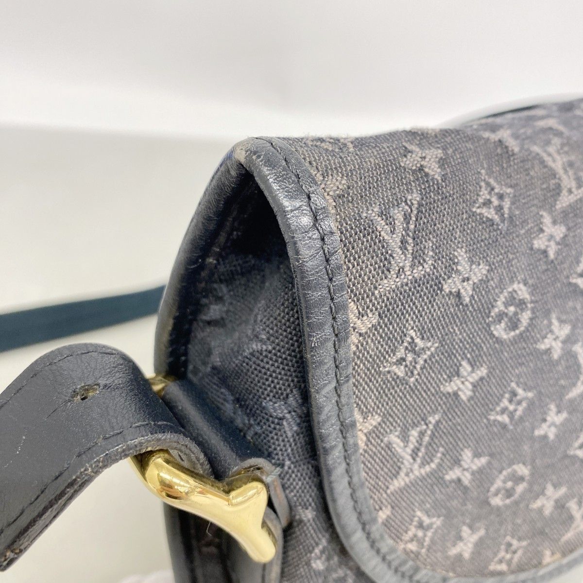 Louis Vuitton Shoulder Bag Monogram Mini Belanger Blue — view 6