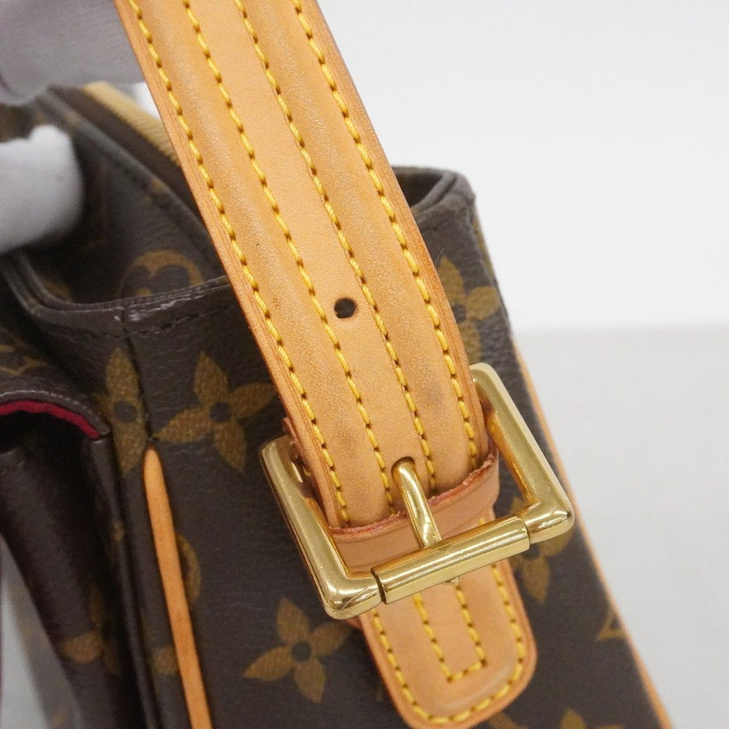 Louis Vuitton Shoulder Bag Monogram Viva Cite MM Brown — view 9