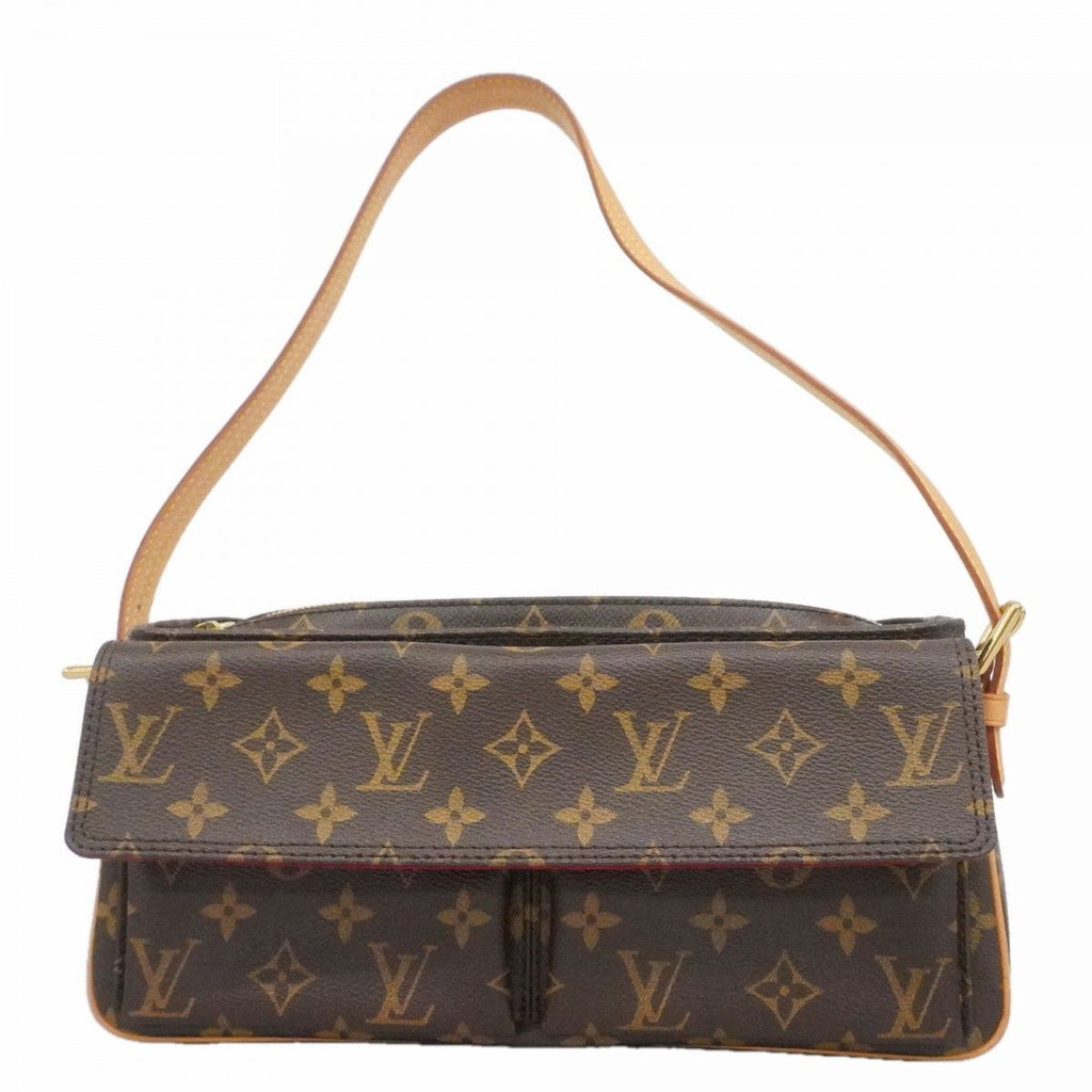 Louis Vuitton Shoulder Bag Monogram Viva Cite MM Brown