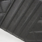 Chanel Wallet Quilted Caviar Leather Black Gold — view 8