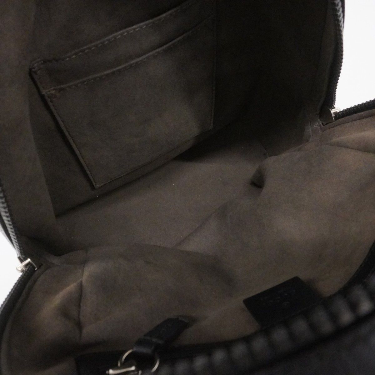 Gucci Backpack GG Supreme Brown Black Silver — view 4