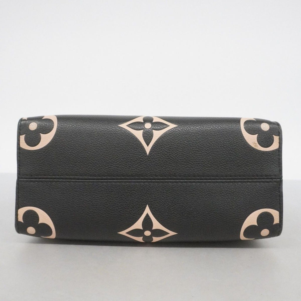 Louis Vuitton Handbag Monogram Empreinte Bicolor On The Go PM Black Beige 2-Way — view 3