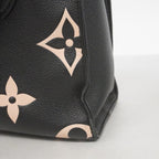 Louis Vuitton Handbag Monogram Empreinte Bicolor On The Go PM Black Beige 2-Way — view 8