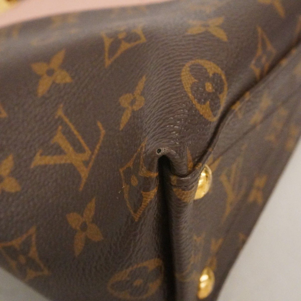Louis Vuitton Handbag Monogram Tote BB Rose Velours — view 6