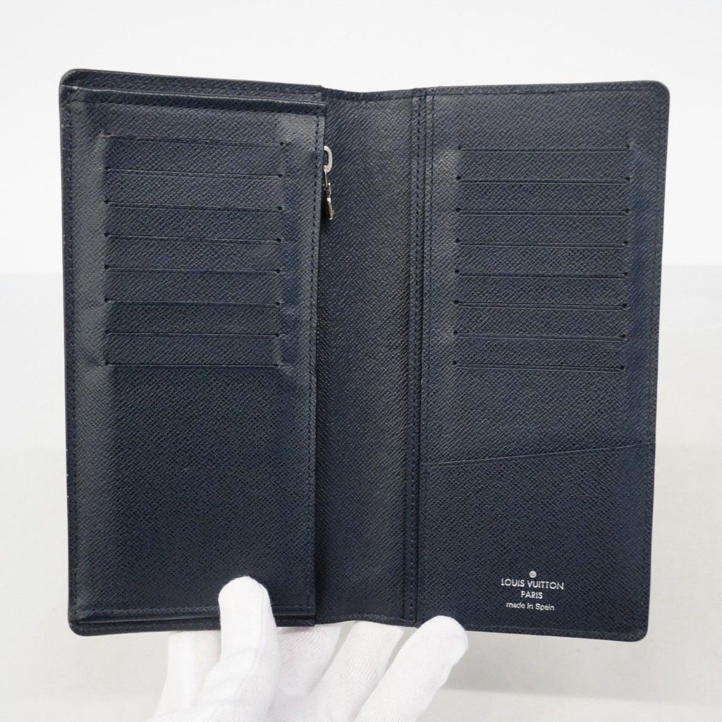 Louis Vuitton Wallet Epi Portefeuille Brazza Blue Celeste — view 4