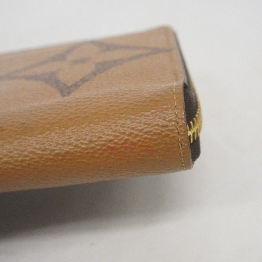 Louis Vuitton Wallet Monogram Giant Reverse Zippy Brown — view 5
