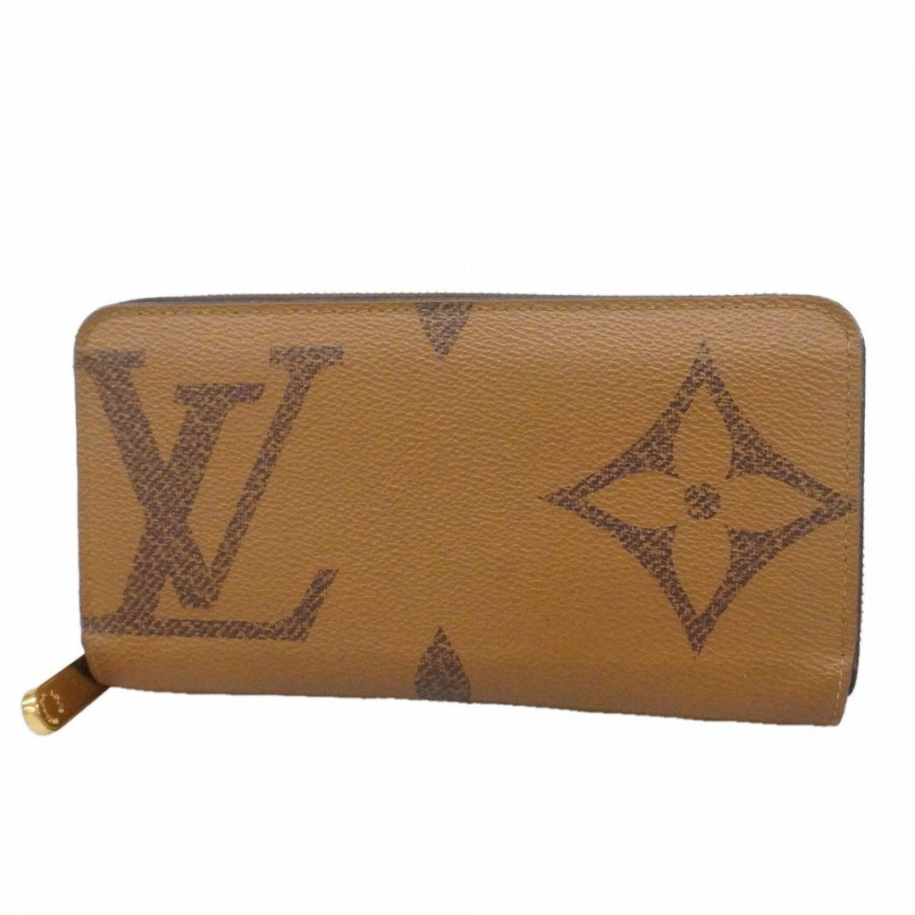 Louis Vuitton Wallet Monogram Giant Reverse Zippy Brown