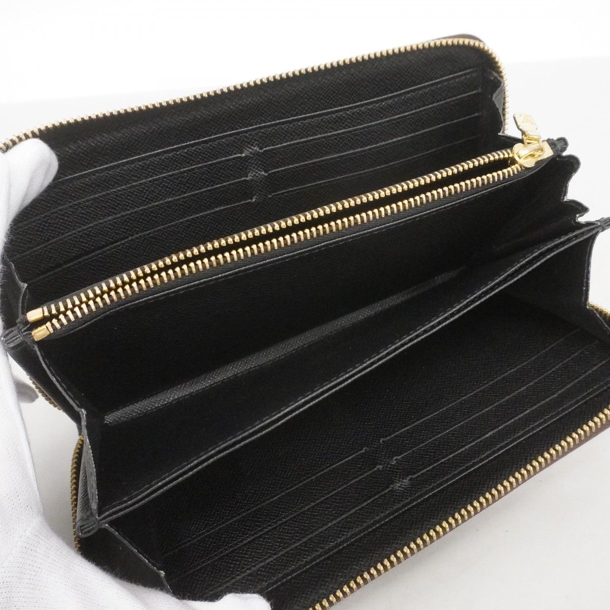 Louis Vuitton Wallet Monogram Giant Reverse Zippy Brown — view 3