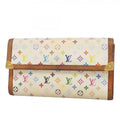 Louis Vuitton Trifold Wallet Monogram Multicolor Porte Tresor International