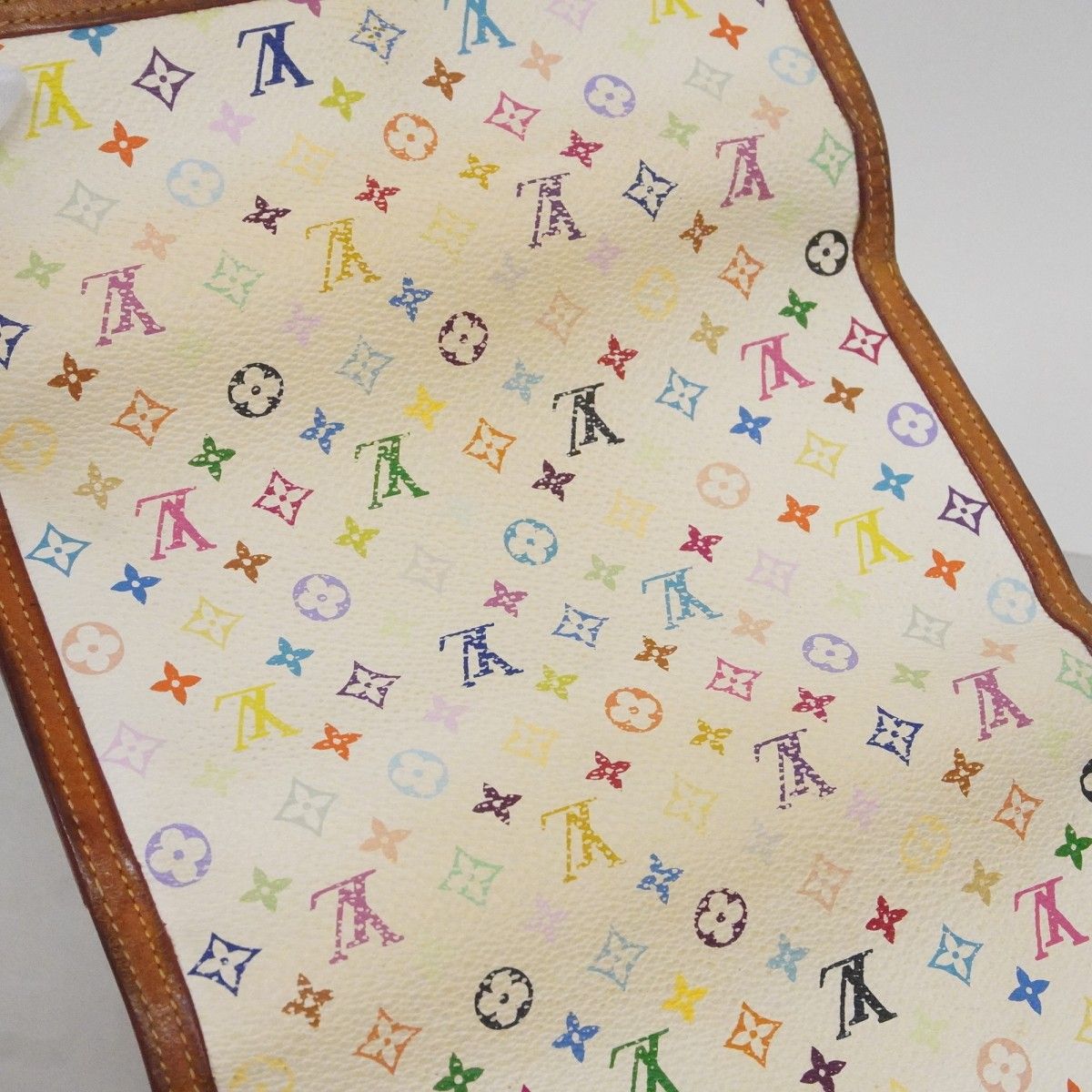 Louis Vuitton Trifold Wallet Monogram Multicolor Porte Tresor International — view 8