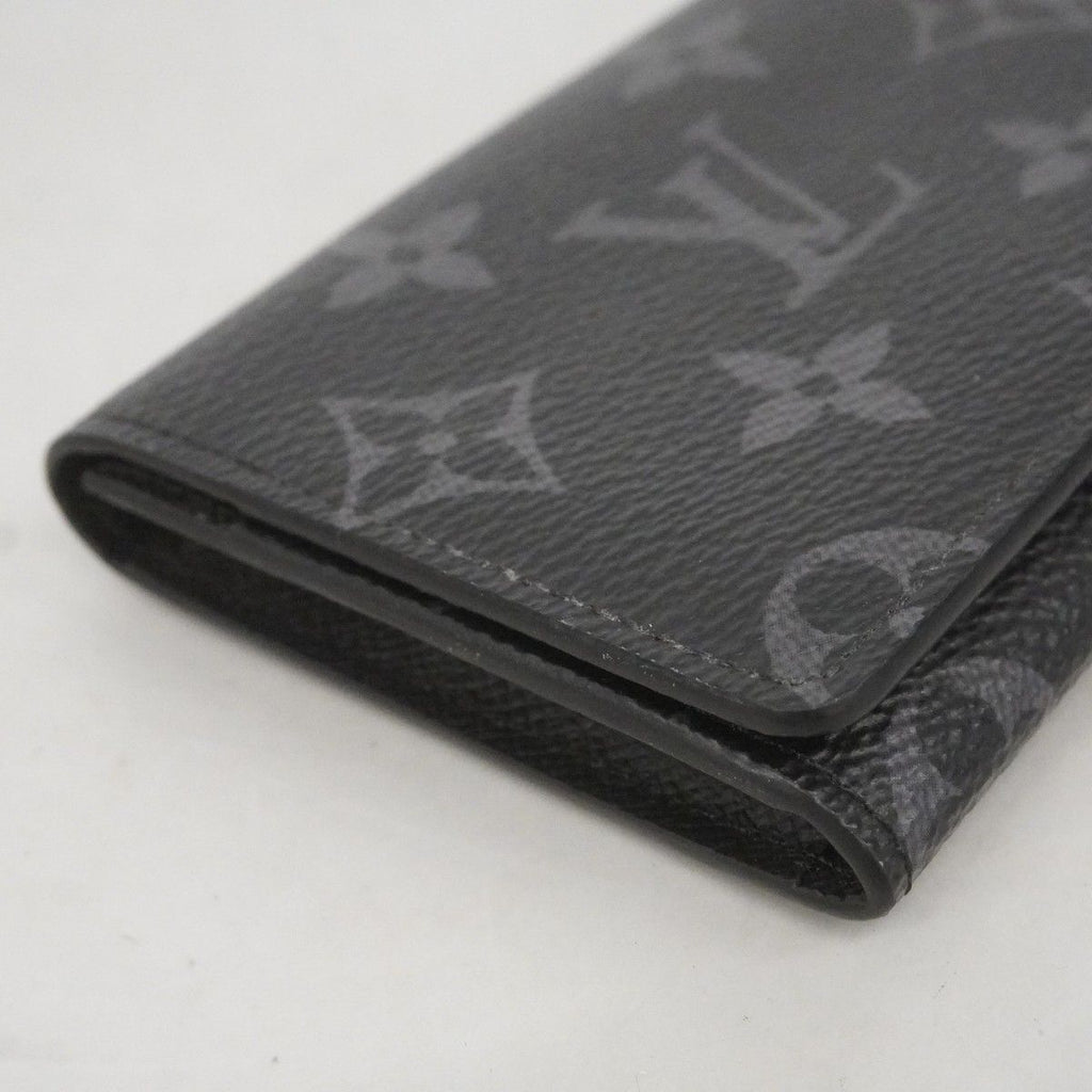 Louis Vuitton Business Card Holder Monogram Eclipse Black — view 5